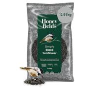 Honeyfields - Simply Black Sunflower Hearts Bird Food, Oil-Rich (12.55kg)