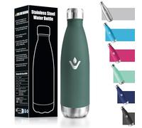HoneyHolly 500ml 18/8 Stainless Steel Thermal Flask BPA-Free Leak-Proof Thermal Flask for School, Camping, Sports