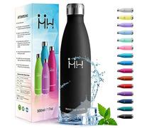 HoneyHolly 500ml BPA-Free Stainless Steel Insulated Water Bottle, Leak-Proof, Keeps Cold Up to 24 Hours, Hot Up to 12 Hours, Perfect for Home, Gym, Travel, Office