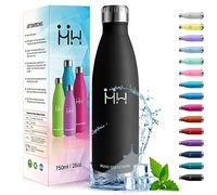 HoneyHolly 750ML Stainless Steel Double Wall Insulated Water Bottle, BPA-Free, Leak-Proof, Keeps Hot for 12 Hours, Cold for 24 Hours