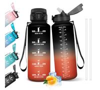 HoneyHolly Drinking Bottle 1500 ml, Leak-Proof, Suitable for Carbonated Drinks, Water Bottle, BPA-Free, Sports Bottle with Straw, Water Bottle for Outdoor, Hiking, Fitness, Cycling