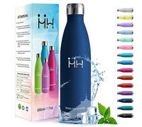 HoneyHolly Insulated Water Bottle - 500 ml - BPA-Free Stainless Steel Water Bottle, Leak-Proof, Reusable, Insulated Bottle, Powder Coating Process, Metal Water Bottle for Running, School, Office,