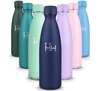 HoneyHolly Stainless Steel Water Bottle, Thermos Flask, 750 ml, BPA-Free, Leak-Proof Vacuum Insulated, Thermos Flask, Double-Walled Water Bottle for Bike, Travel, Sports, Yoga, Camping, Bicycle