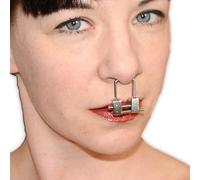 Honeylust BDSM Nose Hook - Nose Clamp with Screw Mechanism & Guide Ring