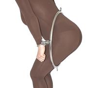 Honeylust - Metal Bondage Ring with Handcuffs - Fetish Restraint bar with Handcuffs - BDSM Bondage Ring - Bondage Position Ring for Spanking - Erotic Sex Toy