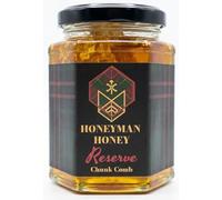 Honeyman Honey Reserve - Raw Scottish Summer Polyfloral Honey - Pure Wildflower Harvest - Robust & Fruity Flavour - Cold-Extracted & Unfiltered - 340g Glass Jar