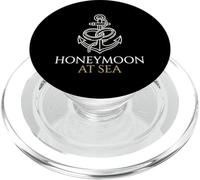 Honeymoon At Sea Cruise Couple Vacation Newlywed Travelers PopSockets PopGrip for MagSafe