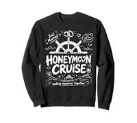 Honeymoon Cruise 2026 Just Married Matching Couple Vacation Sweatshirt