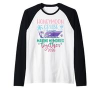 Honeymoon Cruise 2026 Just Married Matching Couples Vacation Raglan Baseball Tee