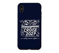 Honeymoon Cruise 2027 Matching Couple Just Married Vacation Case for iPhone XS Max