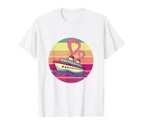 Honeymoon Cruise Retro Vintage Value Graphic T-Shirt, Men, White, XL