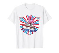 Honeymoon Cruise Vintage Value Graphic T-Shirt, Men, White, S