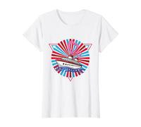 Honeymoon Cruise Vintage Value Graphic T-Shirt, Women, White, L