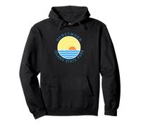 Honeymoon Island Sun on Water Pullover Hoodie