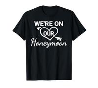 Honeymoon Tee design for Couples We're on Our Honeymoon T-Shirt