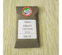 HONEYSEW 10PCS ORGAN Flat Shank Needles 15X1 HAX1 130/705H SIZE 8,11,12,14,16,18,21,22 (Organ 100/16)