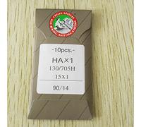 HONEYSEW 10PCS ORGAN Flat Shank Needles 15X1 HAX1 130/705H SIZE 8,11,12,14,16,18,21,22 (Organ 90/14)