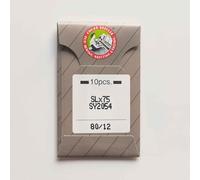HONEYSEW 10PCS SLX75 SY2054 Organ Serger Overlock Sewing Machine Needle for Singer 14U Sharp (SY2054 80/12)
