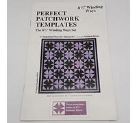 HONEYSEW 8-1/2" Winding Way Set Perfect Patchwork Template Quilting Rulers
