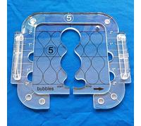 HONEYSEW Bubble Border Template for Quilting Fits Inside Free Motion Quilting Grip 5
