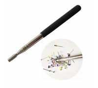 HONEYSEW Needle Stick and Pin Retriever Telescoping Magnetic Pickup Tool Extends to 39”, Picks Up Metal Sewing Notions Without Bending Over, Extendable Magnet Sweeper