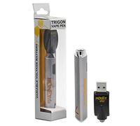 HoneyStick Trigon 510 Vape Pen Battery Triangle Stick for CBD and Thick Oil Premium Quality Vaporizer CBD Vape Pen Set with 500mAh Capacity and 4 Voltage Settings No Nicotine