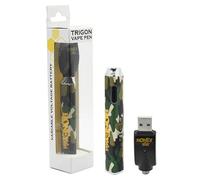 HoneyStick Trigon 510 Vape Pen Battery Triangle Stick for CBD and Thick Oil Premium Quality Vaporizer CBD Vape Pen Set with 500mAh Capacity and 4 Voltage Settings No Nicotine