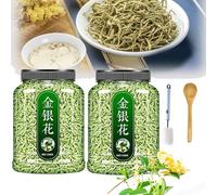 Honeysuckle Buds Organic, 100% Pure Natural Honey Suckle Buds, Pure Natural Organic Honey Suckle Buds, Hand-Picked and Naturally Dried Honeysuckle Buds, for Daily Health Supplementation (2PC-A)