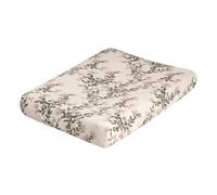 Honeysuckle Cotton Muslin Changing Mattress Cover Ecru 50x70