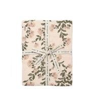 Honeysuckle Cotton Muslin Fitted Sheet Ecru 60x120