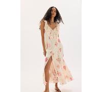 Honeysuckle Dreams Maxi Dress at Free People in White Combo, Size: XL - female