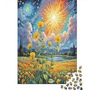 Honeysuckle Flower Jigsaws Puzzle Multicoloured Flower for Kids And Adults Age 6+ Sustainable Eco-Friendly Family Game 38x26cm/1000pcs