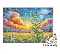 Honeysuckle Flower Jigsaws Puzzle Premium Educational Fun Multicoloured Flower for Adults And Kids Age 6+ Family Bonding Gift 38x26cm/1000pcs