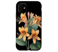 Honeysuckle Flower Scientific Name Retro Illustration Flora Case for iPhone 11