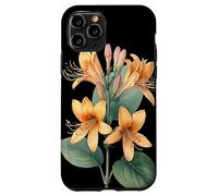 Honeysuckle Flower Scientific Name Retro Illustration Flora Case for iPhone 11 Pro