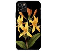 Honeysuckle Flower Scientific Name Retro Illustration Flora Case for iPhone 11 Pro Max