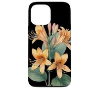 Honeysuckle Flower Scientific Name Retro Illustration Flora Case for iPhone 13 Pro Max