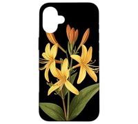 Honeysuckle Flower Scientific Name Retro Illustration Flora Case for iPhone 16 Plus