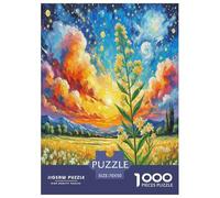 Honeysuckle Vine Bloom Jigsaw Puzzles Adults Fun 1000 Piece Plant Toy Intellectual Game Education Game Stress Relief Decoration Relaxation And Intelligence 70x50cm/1000pcs