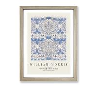 Honeysuckle Vol.1 By William Morris Exhibition Museum Painting Framed Wall Art Print, Ready to Hang Picture for Living Room Bedroom Home Office Décor, Oak A4 (34 x 25 cm)