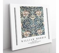 Honeysuckle Vol.2 By William Morris Exhibition Museum Classic Painting Canvas Wall Art Print Ready to Hang, Framed Picture for Living Room Bedroom Home Office Décor, 50x50 cm (20x20 Inch)