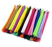 HoneyToys 240pcs 24 Colors Creative Pipe Cleaners Chenille Stem 12 Inches x 6 mmPipe Cleaners for Arts and Crafts