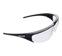 Honeywell 1002781 Millennia Black Frame Safety Glasses, Clear Polycarbonate Lens, Fog-Ban Anti-Fog Coating PLUS, Lightweight, Well Suited for Construction (1 Piece)