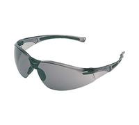 Honeywell 1015367 A800 Sporty Safety Eyewear Frame with Grey TSR Fog-Ban/Anti-Scratch Lens, Grey Frame, Soft Nosepiece for a Non-Slip Fit