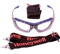 Honeywell 1028640 SP1000 2G Black Frame Clear Lens, Protection Against Impact & Dust, Wide Headband Included, Flexible Nose Piece, Anti-Fog & Scratch Resistant (1 Piece)