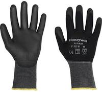 Honeywell 2132251 Vertigo Black PU C&G 1 Cut Protection Gloves, 100% Black Polyamide Knitted Gloves, 25 cm Length, Suited for Precision Work, Size 8, 2132251-08 (Pack of 10 Pairs)