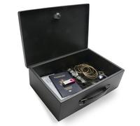 Honeywell 5L Fire Resistant Steel Security Box with 2 Keys Black