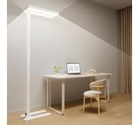 Honeywell 8000LM LED Floor Lamp, 02E Gen Sunturalux Eye-Caring Reading Standing Light, 80W Modern Natural Daylight 4000K Dimmable 77" Tall Floor Lamps for Living Room for Kids Study Home Office