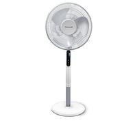 Honeywell Advanced QuietSet Oscillating Stand Fan (5 Speed Settings, Timer Function, Oscillating 70°, Height Adjustment, Remote Control, Easy to Use) HSF600W