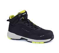Honeywell Agile Runner S1P Industrial Safety Shoes for Men & Women, Low-Cut Style, 3D Mesh Lining, Rubber Outsole, Wear-Off Indicators, Yellow, Size 11 UK, 6250128-46